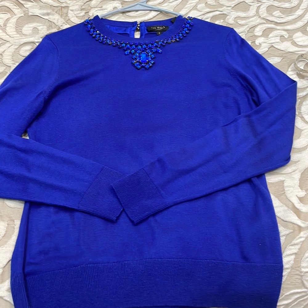 Firm price ! Ted baker London sweater jeweled - Picture 2 of 6